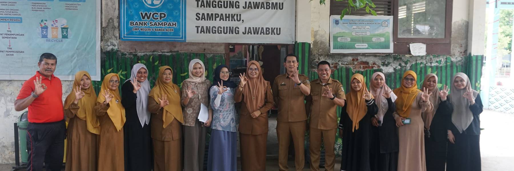Kunjungan DLHK Kota Banda Aceh dan Tim Kementrian Lingkungan Hidup  
